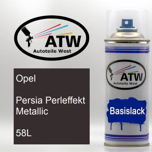 Opel, Persia Perleffekt Metallic, 58L: 400ml Sprühdose, von ATW Autoteile West.